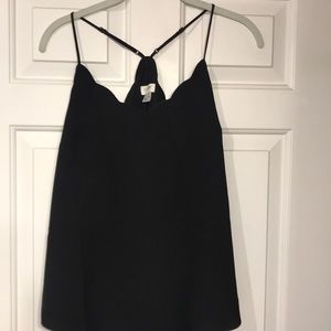 J. Crew Factory Scallop Top